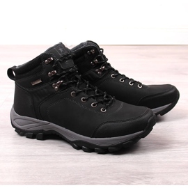 News Scarpe da trekking da uomo ad alto isolamento nere Novità nero 1