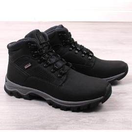 News Scarpe da trekking da uomo nere ad alto isolamento Novità nero 1
