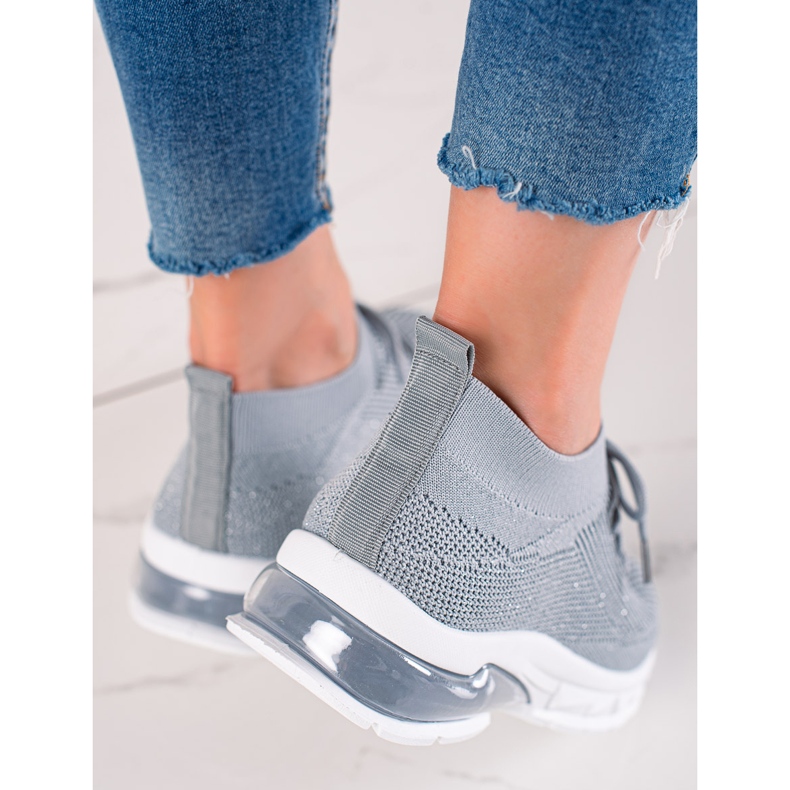 W. Potocki Calzature Sportive Con Broccato Potocki grigio 1