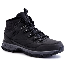Stivali caldi da uomo Scarpe da trekking Cross Jeans KK1R4022C Nero 1