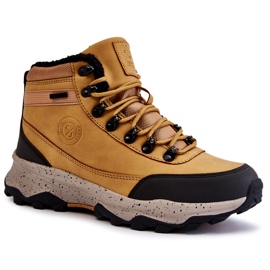Calde scarpe da trekking da uomo Cross Jeans KK1R4026C Camel marrone 1
