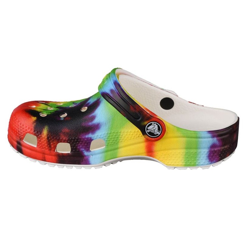 Crocs Classic Tie-Dye Graphic K Clog Jr 205451-90H multicolore giallo 1