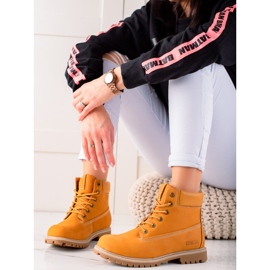 Scarponi da Trekking da Donna Big Star II274447 marrone giallo 1