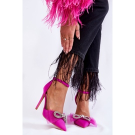 PS1 Eleganti Décolleté Su Un Perno Con Un Fiocco Fucsia Hettie rosa 1