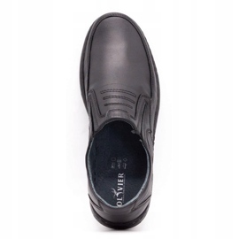 Olivier Scarpe slip-on da uomo 7053 nere nero 4