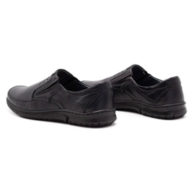 Olivier Scarpe slip-on da uomo 7053 nere nero 3