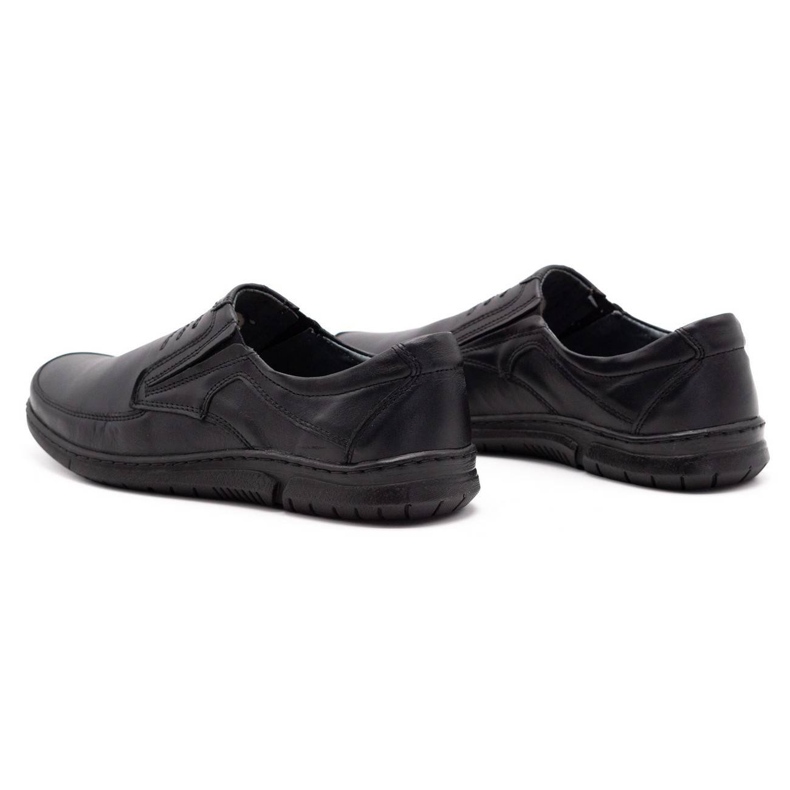 Olivier Scarpe slip-on da uomo 7053 nere nero 3