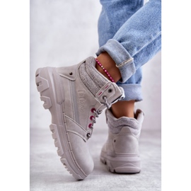 Stivali caldi da donna Lee Cooper LCJ-22-01-1373 grigio 3