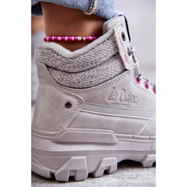 Stivali caldi da donna Lee Cooper LCJ-22-01-1373 grigio 2