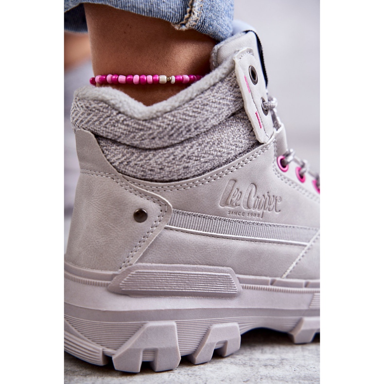 Stivali caldi da donna Lee Cooper LCJ-22-01-1373 grigio 2