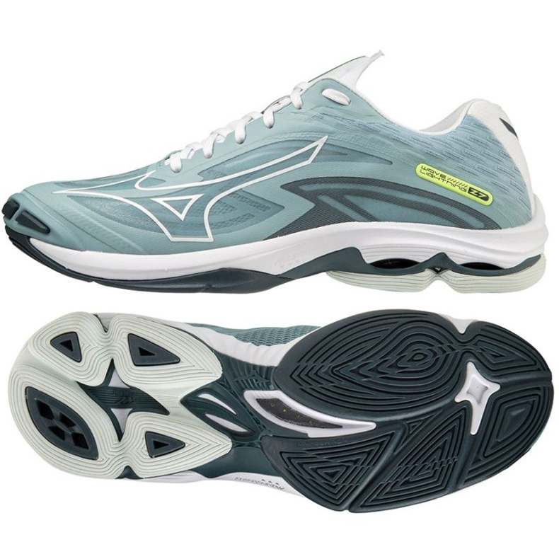 Scarpe da pallavolo Mizuno Wave Lightning Z7 M V1GA220038 grigio sfumature di grigio 1