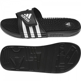 Ciabatte Adidas Adissage M 078260 bianca nero 1