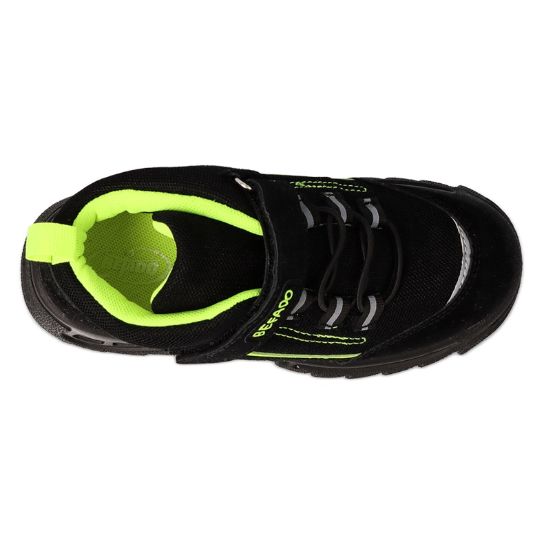 Befado Trekking per bambini impermeabili per bambini Beekking 515x004 neon nero e verde 1