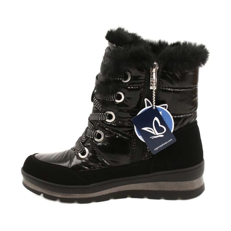 Stivali da neve neri da donna con membrana Caprice 9-26226-29 019 nero 2