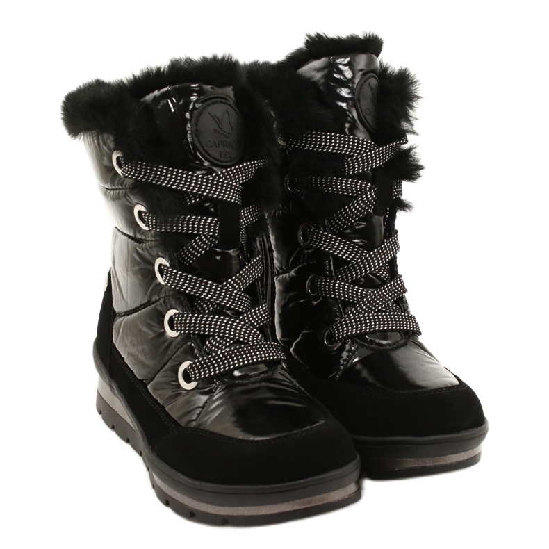 Stivali da neve neri da donna con membrana Caprice 9-26226-29 019 nero 3