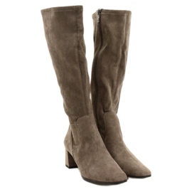 Stivali da donna Caprice 25517-29 cafe strech beige 3