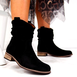 Evento Stivali in camoscio nero Jezzi 20BT35-3046 2