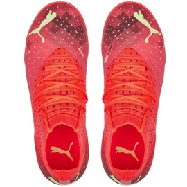 Scarpe da calcio Puma Future 3.4 It Jr 107013 03 rosso arance e rosse 1