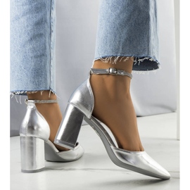 BM Décolleté in argento con zirconi Leighton d'argento 1