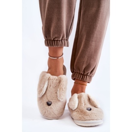 Pantofole Donna Beige Pelliccia, Pantofole Remmi 2