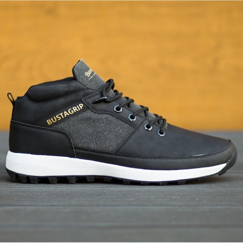 Scarpe sneakers in pelle Trax Bustagrip M MRM7A nero 1