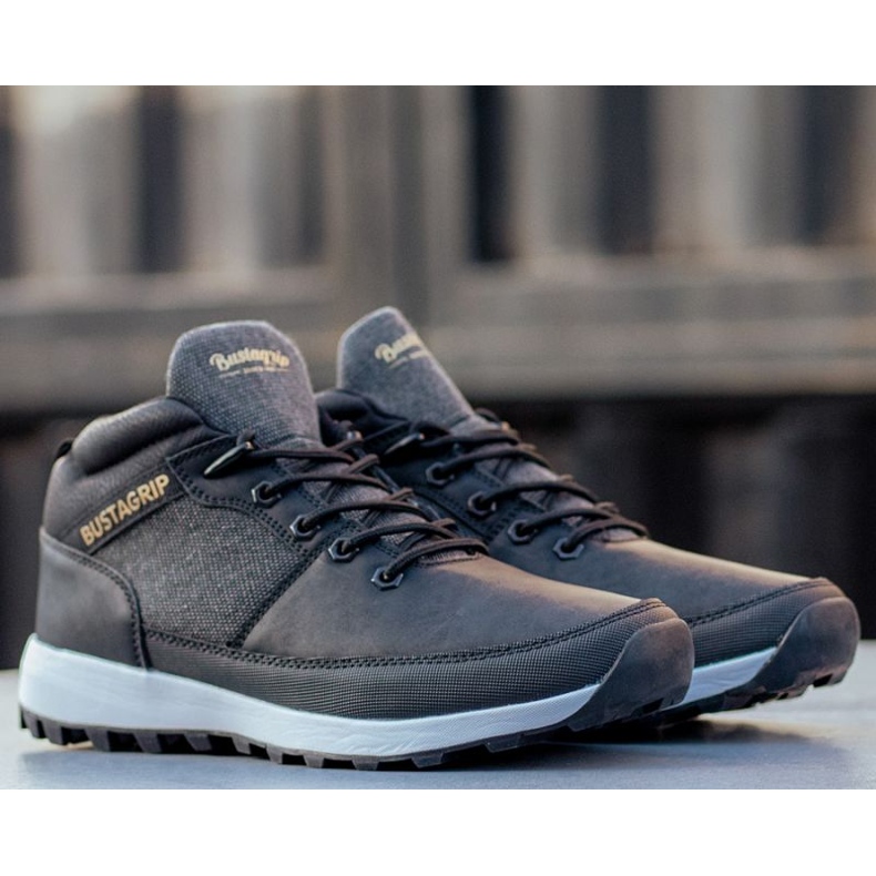 Scarpe sneakers in pelle Trax Bustagrip M MRM7A nero 2