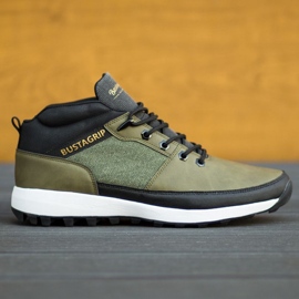 Scarpe sneakers in pelle Trax Bustagrip M MRM7B verde 1