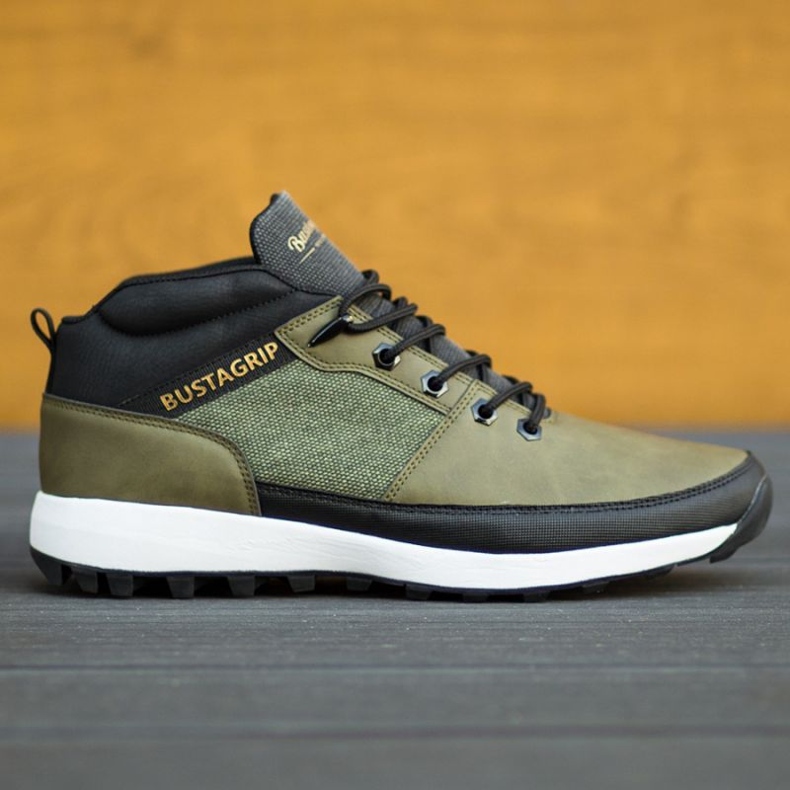 Scarpe sneakers in pelle Trax Bustagrip M MRM7B verde 1