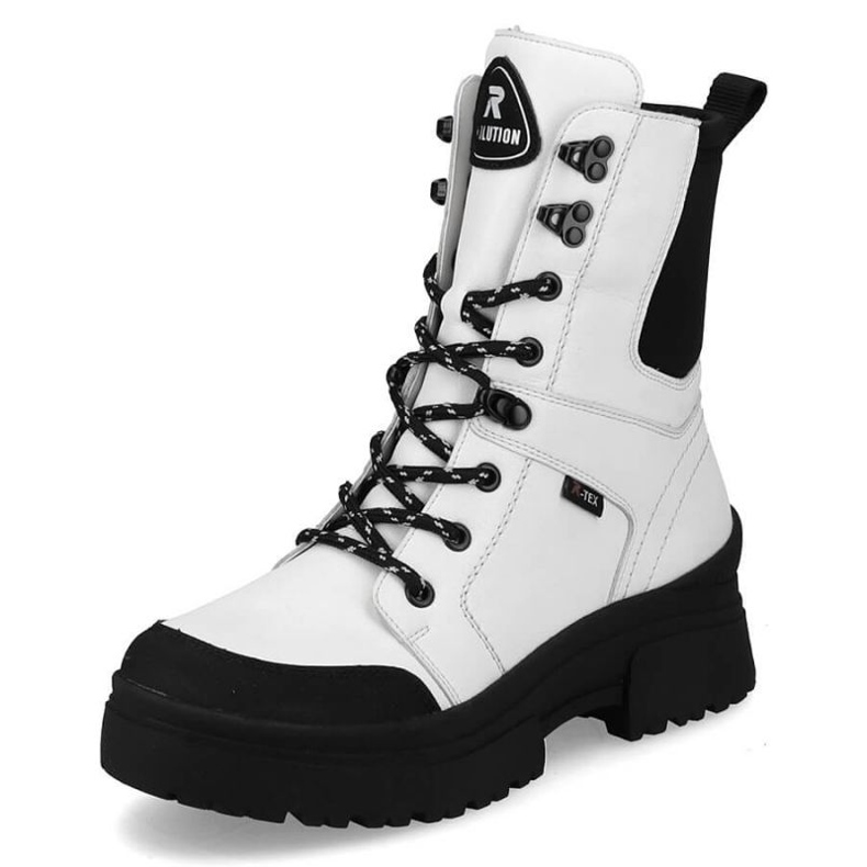 Stivali isolanti in pelle impermeabile Rieker Revolution W RKR571 bianco 2