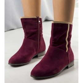 BM Stivali classici di Lersey bordeaux chiaretto 1