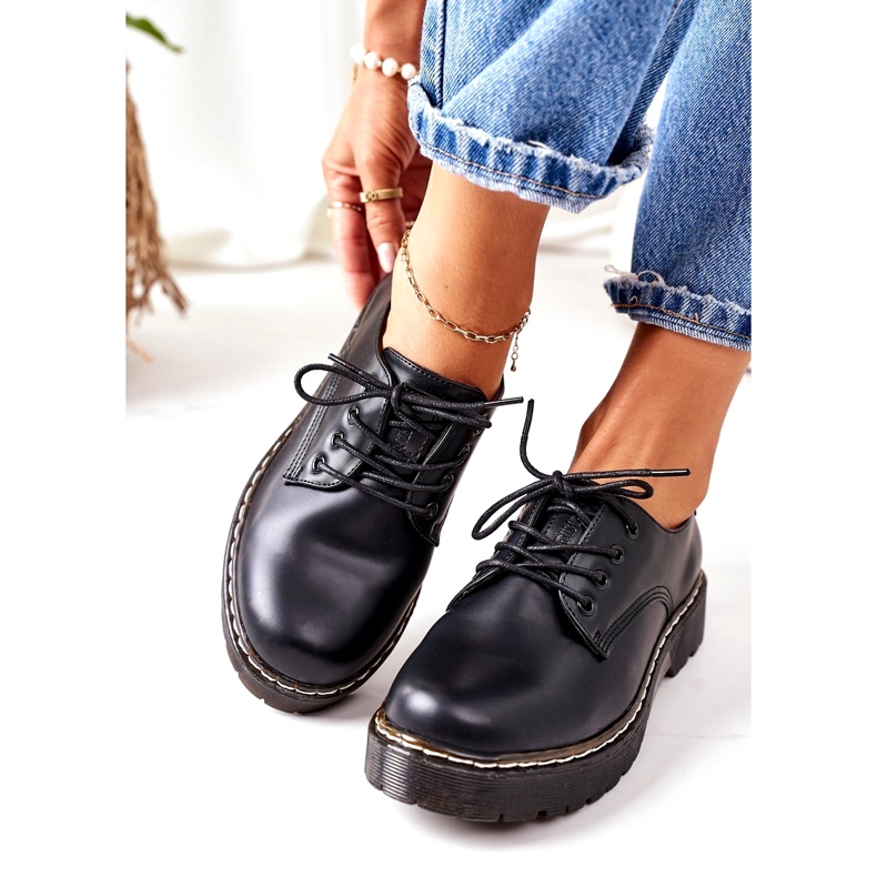 Scarpe Oxford in pelle Big Star II274107 Nere nero 1
