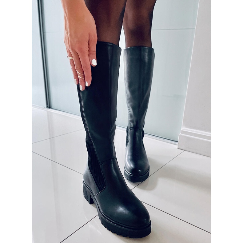 BM Stivali da equitazione con tomaia flessibile Harley Black nero 1