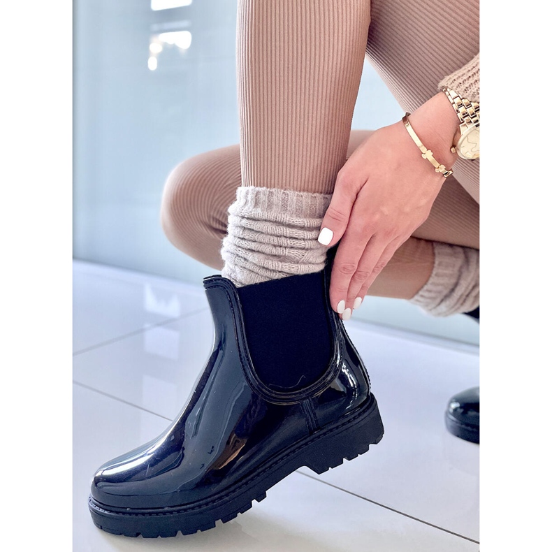 BM Stivali corti da donna con galosce Jodhpur Essence Black nero 2