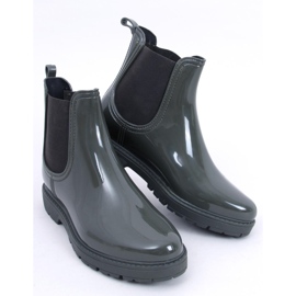 BM Stivali corti da donna con galosce Jodhpur Essence Green verde 1