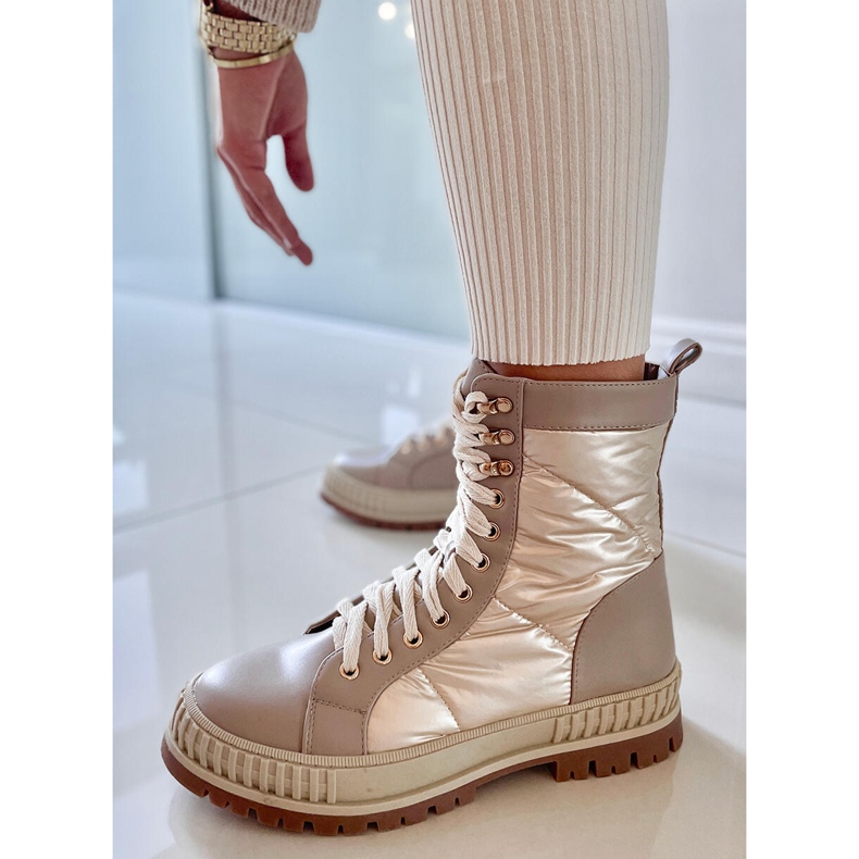 BM Sneakers stringate Aileen Beis beige 2