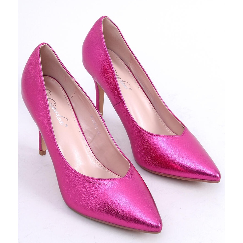 Stiletti metallici Claire Fushia da donna rosa 1