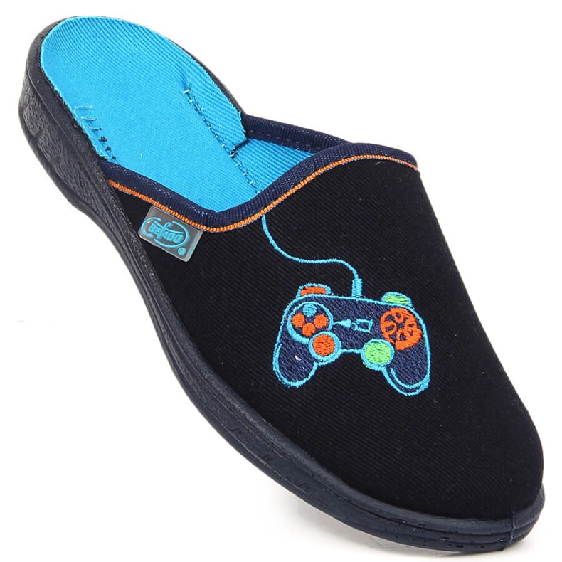 Ciabatte da casa da bambino blu navy Befado 707Y420 1