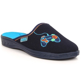 Ciabatte da casa da bambino blu navy Befado 707Y420 2