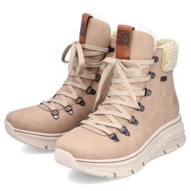 Stivali isolanti impermeabili Rieker W RKR572 beige 1