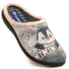 Comode e calde pantofole da casa Inblu W ARC25 grigio 1