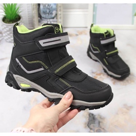 Masita Stivali con isolamento in velcro McKeylor Jr JAN171 nero 1