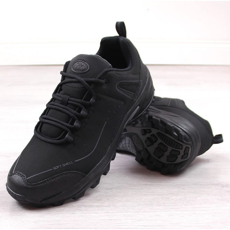 Atletico M ATC413A scarpe sportive da trekking impermeabili nero 2