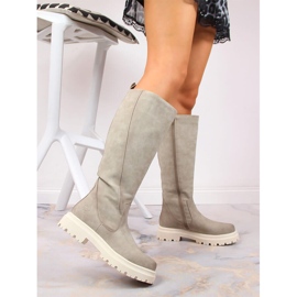 Comodi stivali isolati Bugatti W INT1805 beige multicolore 2