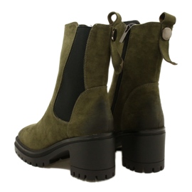 Vinceza Stivaletti Da Donna In Pelle Scamosciata, Verde 3