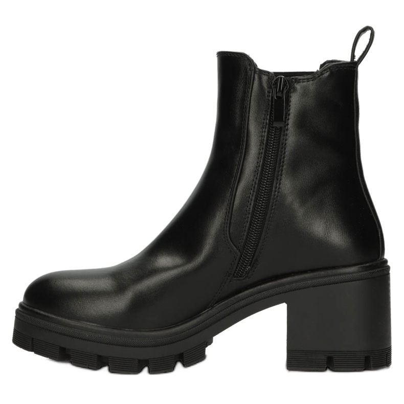 Stivali Jodhpur sul palo isolato Filippo W PAW394 nero 1