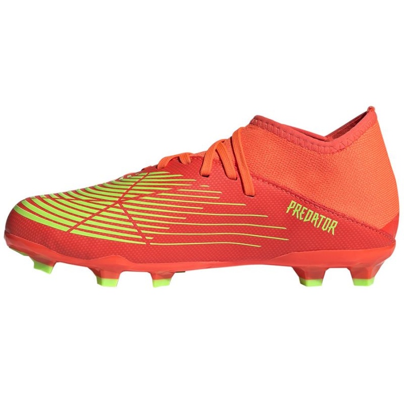 Scarpe da calcio Adidas Predator Edge.3 Fg Jr GW0980 rosso arance e rosse 1