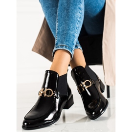 W. Potocki Eleganti stivali Potocki slip-on nero 1