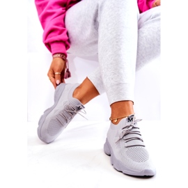 PS1 Scarpe Sportive Sneakers Tessuto Grigio Nolene 2
