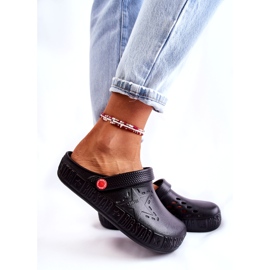 Pantofole leggere da donna Kroks Big Star II275001 nere nero 1