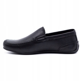 Polbut Mocassini uomo in pelle 2105 grana nera nero 1